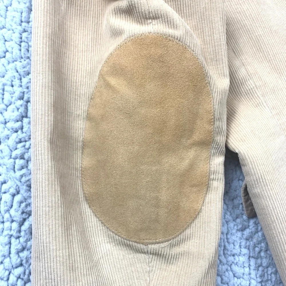 Vtg Pioneer Wear Western Blazer Mens 42 Tan Corduroy Leather Elbow Patch USA